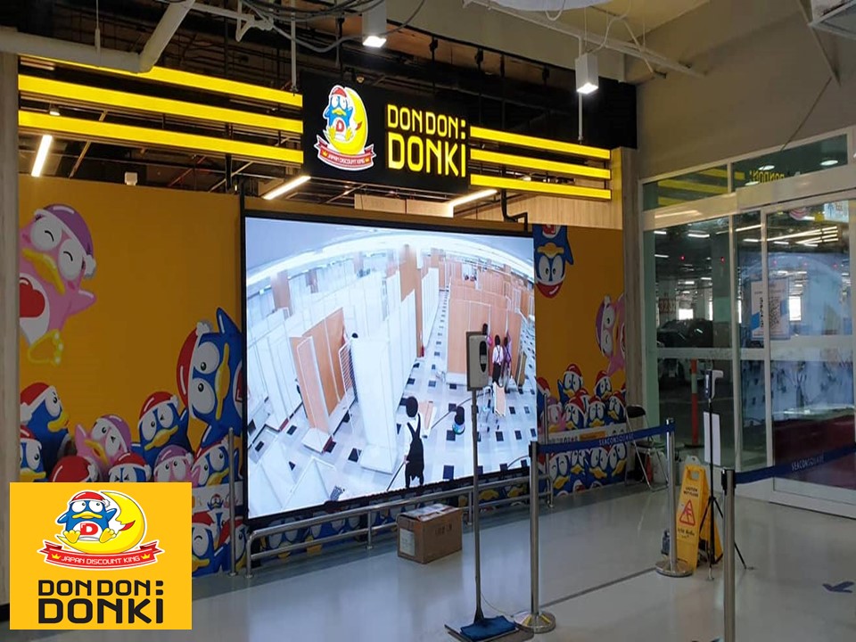 โครงสร้างติดตั้งจอ LED