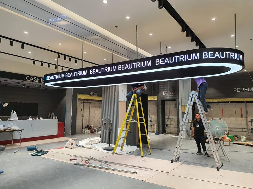 โครงสร้างติดตั้งจอ LED