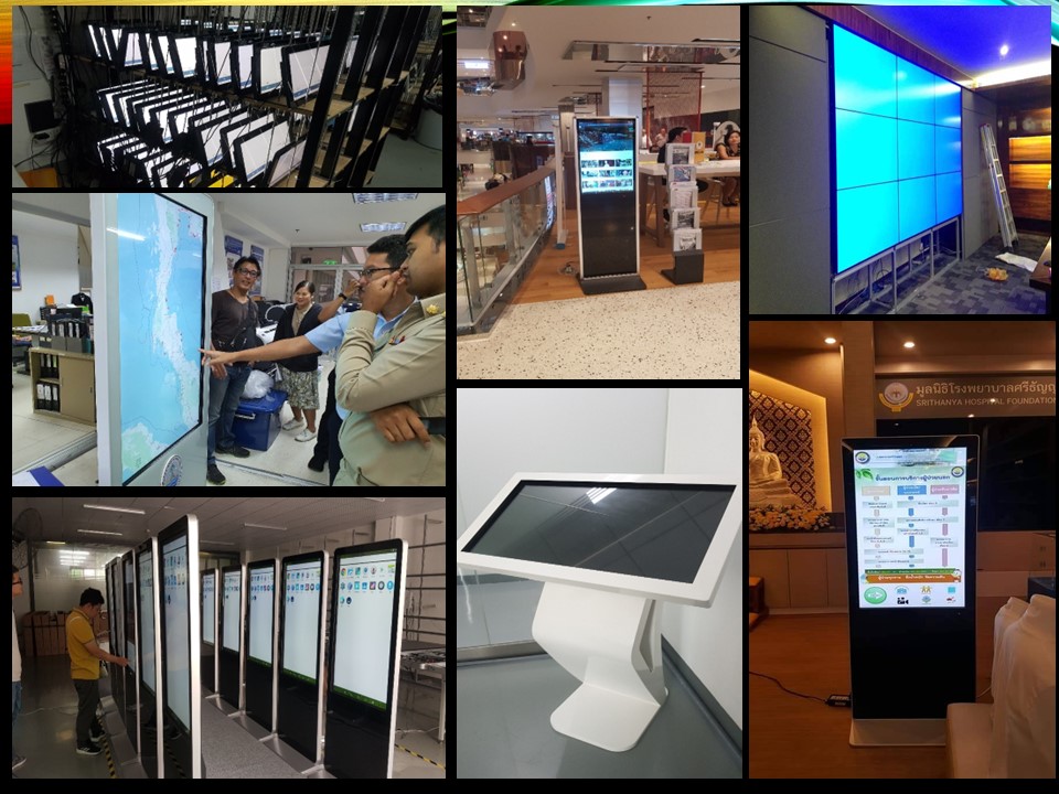 โครงสร้างติดตั้งจอ LED