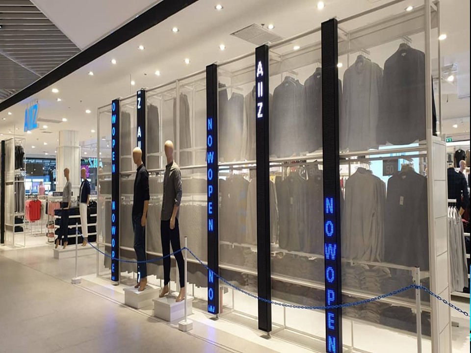 โครงสร้างติดตั้งจอ LED